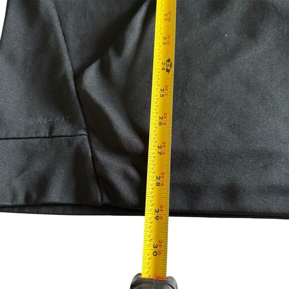 Nike Dri-Fit Hoodie Black Gray Size XL Raglan Swoosh Logo Pullover Sweatshirt - Picture 8 of 8